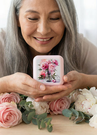 Blush Peonies Pill Box