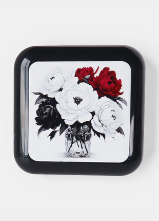 Midnight Petals Pill Box