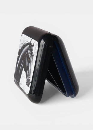 Black Velvet Pill Box