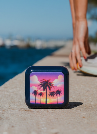 Palm Sunset Pill Box