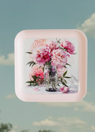 Blush Peonies Pill Box