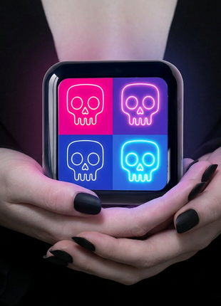 Neon Bones Pill Box