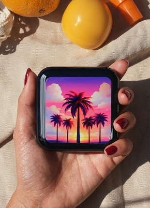 Palm Sunset Pill Box