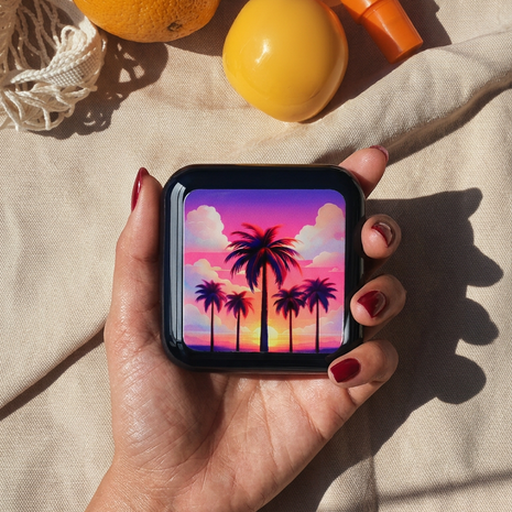 Palm Sunset Pill Box