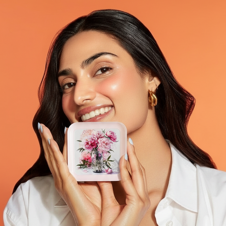 Blush Peonies Pill Box